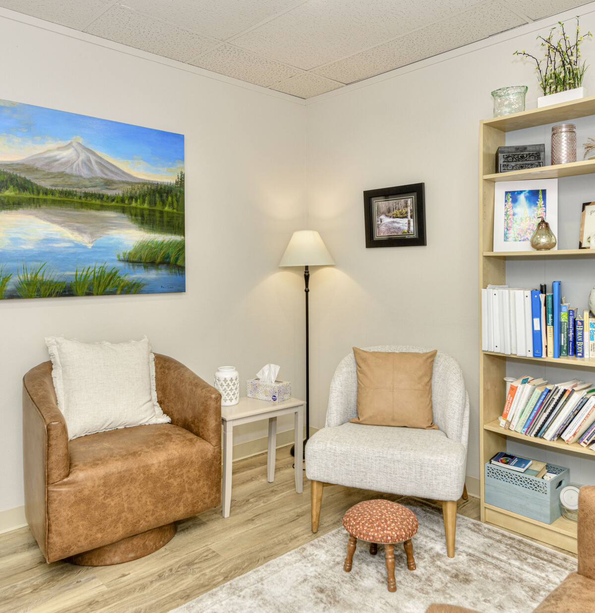 reading area at the office